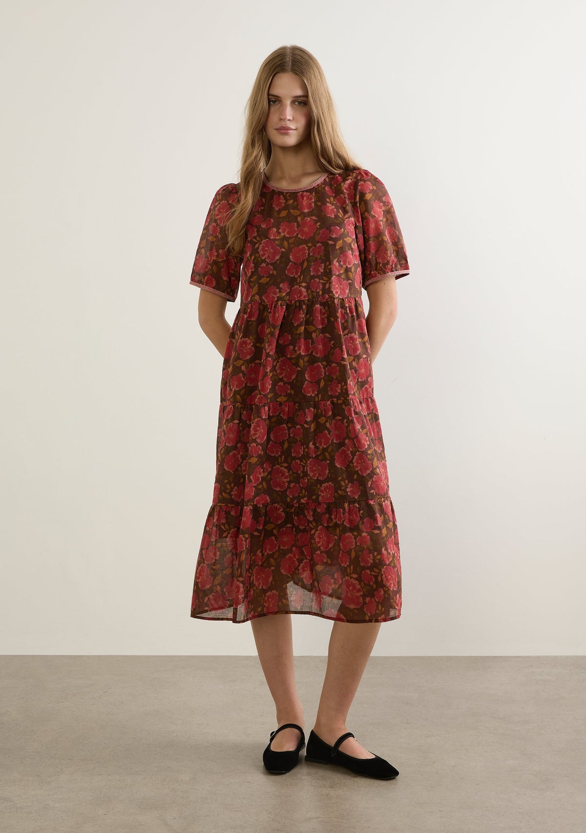 Image of Dresses. Productname: Auguste The Label Poetica Midi Dress in Print colour by brand - Auguste The Label