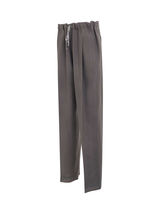 MAISON MARGIELA Wool Trousers (Grey)