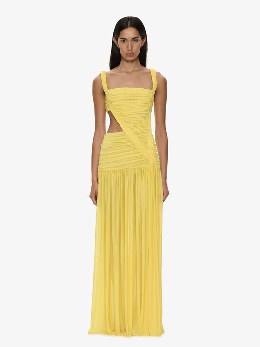 Image of Dresses. Product name - Orion Separation Gown in Yellow colour by brand - CHRISTOPHER ESBER