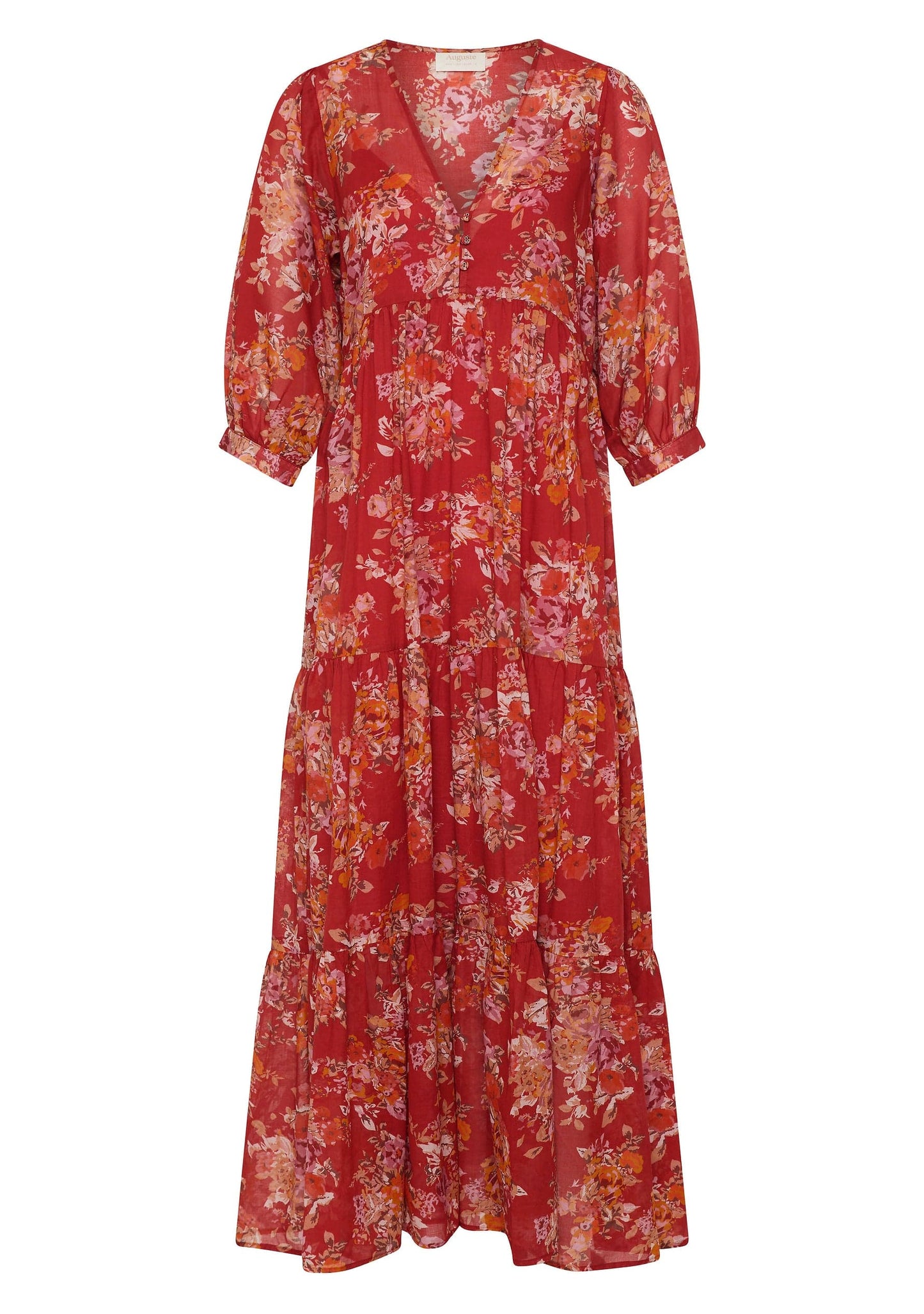 Auguste The Label Valley Maxi Dress (Red)