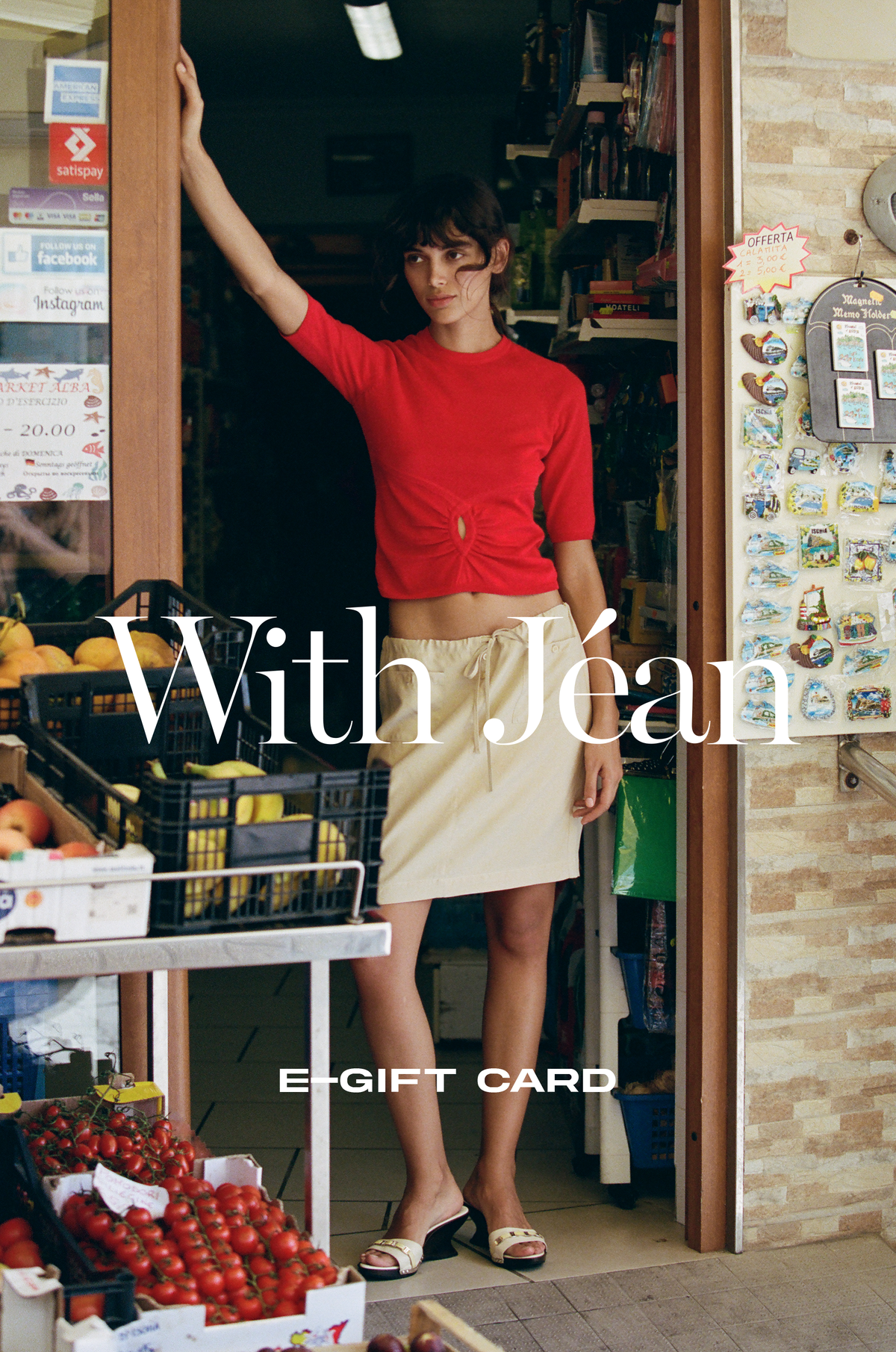 Image of Gift Cards. Product name - Gift Card in Cards colour by brand - With Jéan