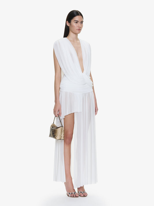 CHRISTOPHER ESBER Orion Layered Skirt (White)