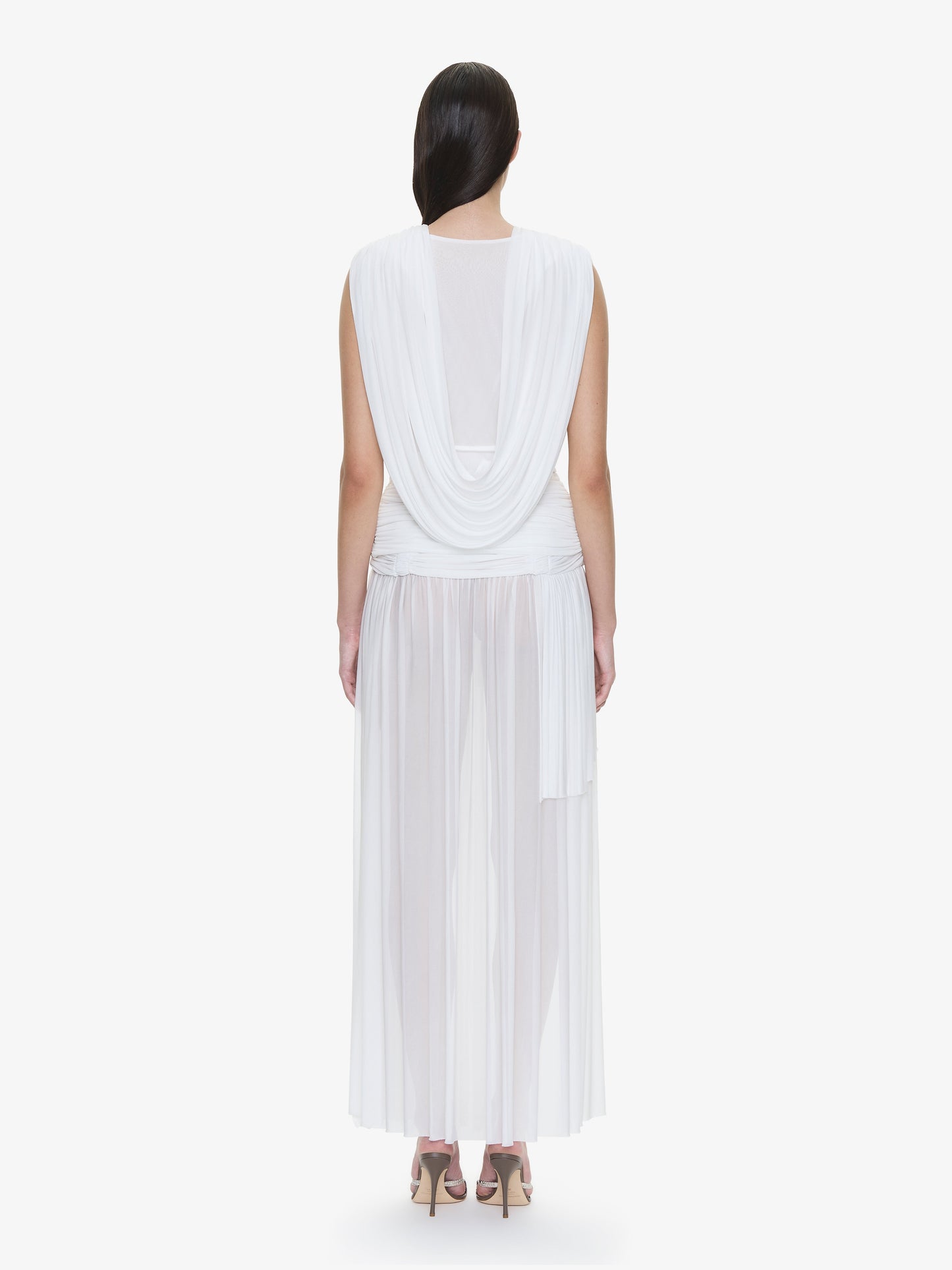 CHRISTOPHER ESBER Orion Layered Skirt (White)