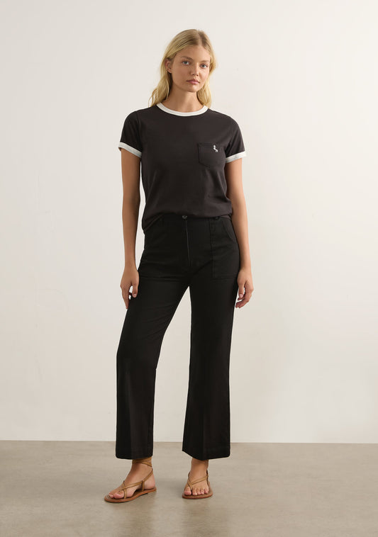 Image of T-Shirts. Productname: Auguste The Label Carter Ringer Tee in Print colour by brand - Auguste The Label
