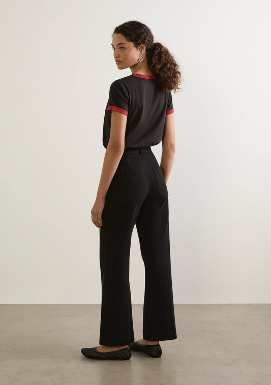 Auguste The Label James Bootleg Pant (Black)