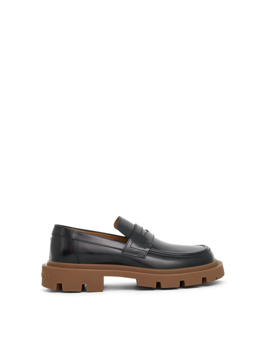 Image of Flats. Productname: MAISON MARGIELA Ivy Loafer in Black Honey colour by brand - MAISON MARGIELA