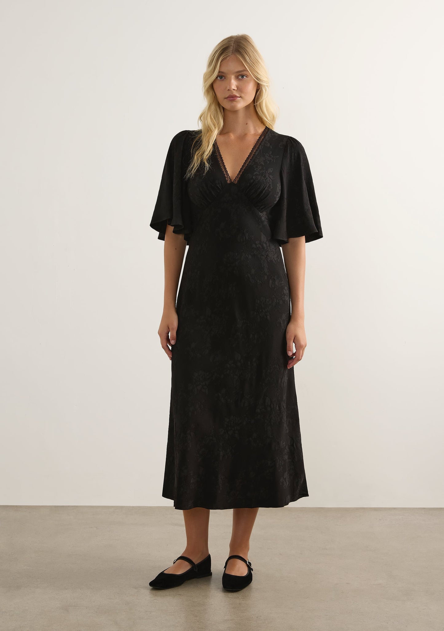 Auguste The Label Malia Midi Dress (Black)