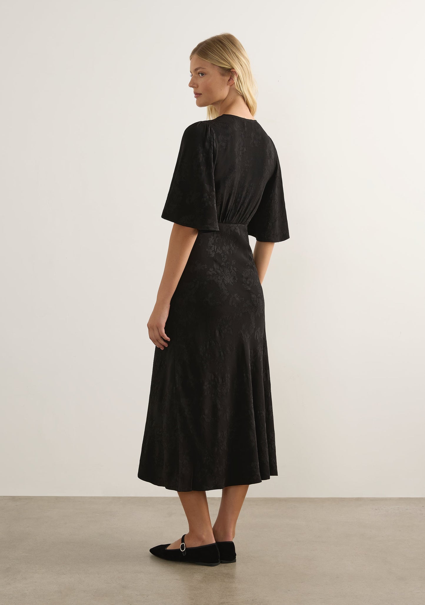 Auguste The Label Malia Midi Dress (Black)
