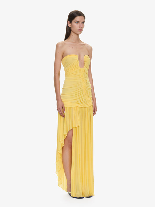 CHRISTOPHER ESBER Arced Orion Strapless Gown (Soleil)