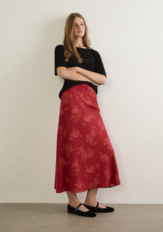 Auguste The Label Stefan Maxi Skirt (Red)