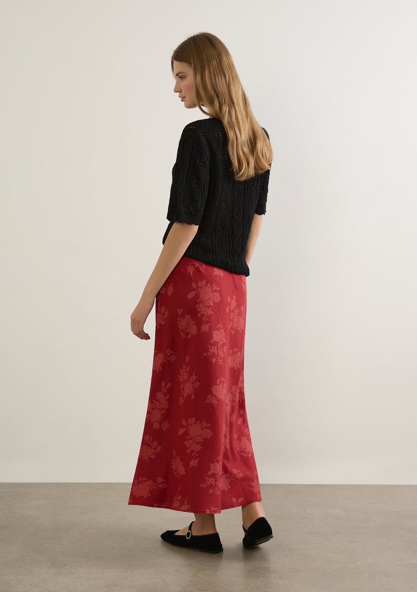 Auguste The Label Stefan Maxi Skirt (Red)