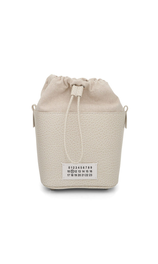 Image of Bags. Productname: MAISON MARGIELA Small 5AC Bucket Bag in Grey colour by brand - MAISON MARGIELA