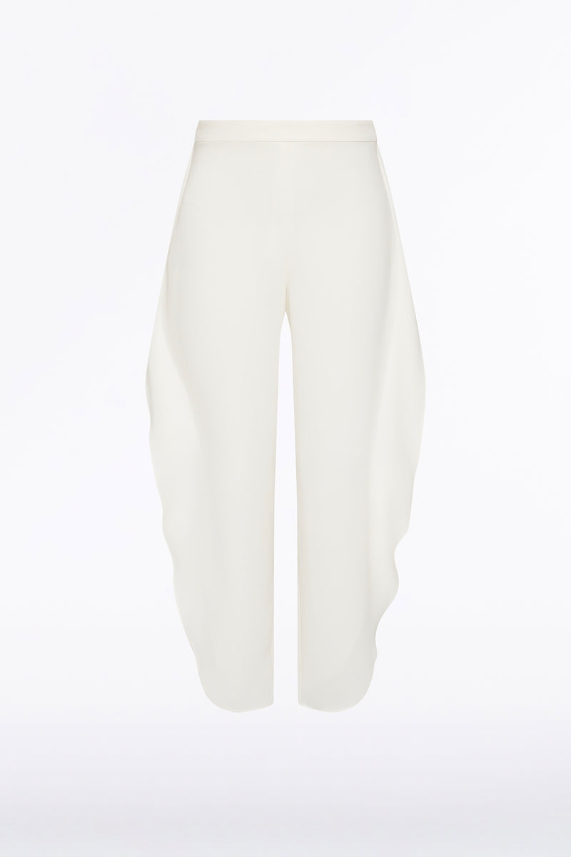 Carla Zampatti Crepe Petal Pant (White)