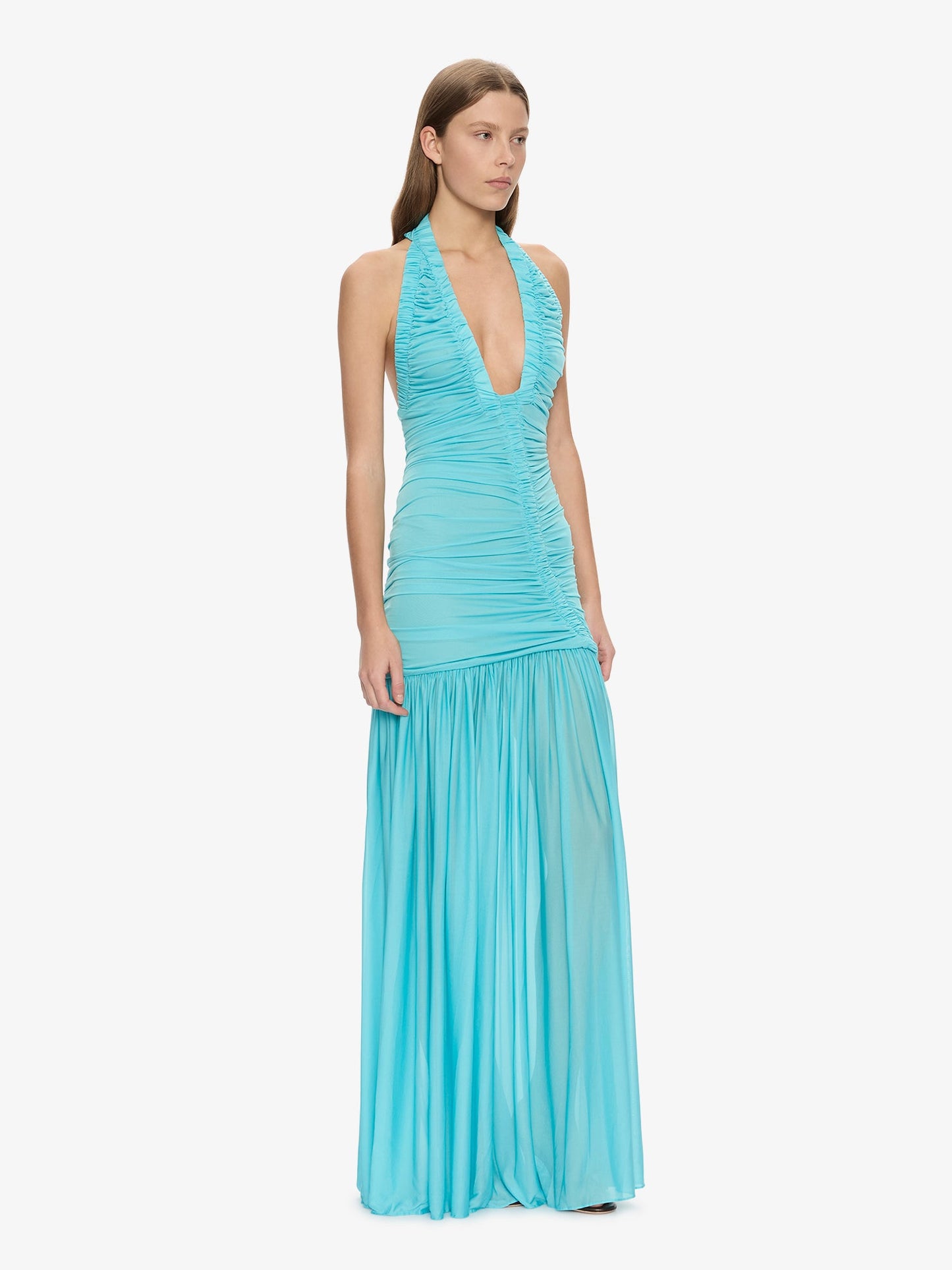 Christopher Esber Orion Gown (Cyan)