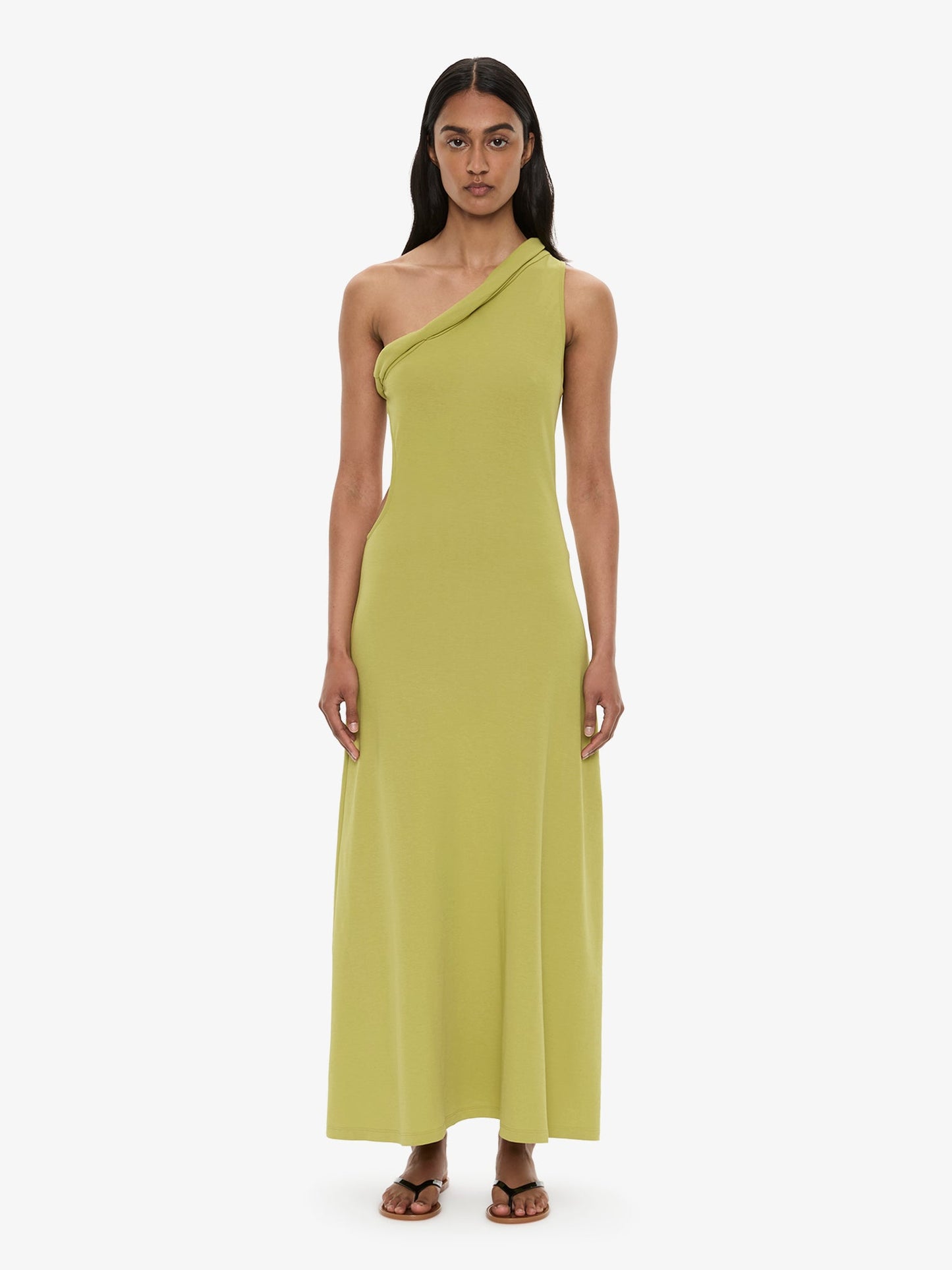 CHRISTOPHER ESBER Rolled Up Cutaway Tank Dress (Green)