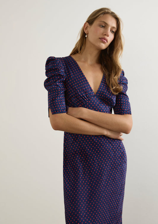 Auguste The Label Adley Midi Dress (Blue)