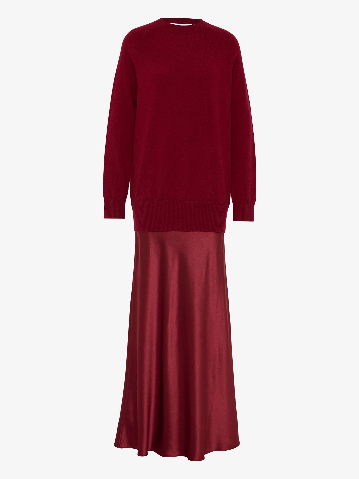 CHRISTOPHER ESBER Monument Long Dress (Wine)