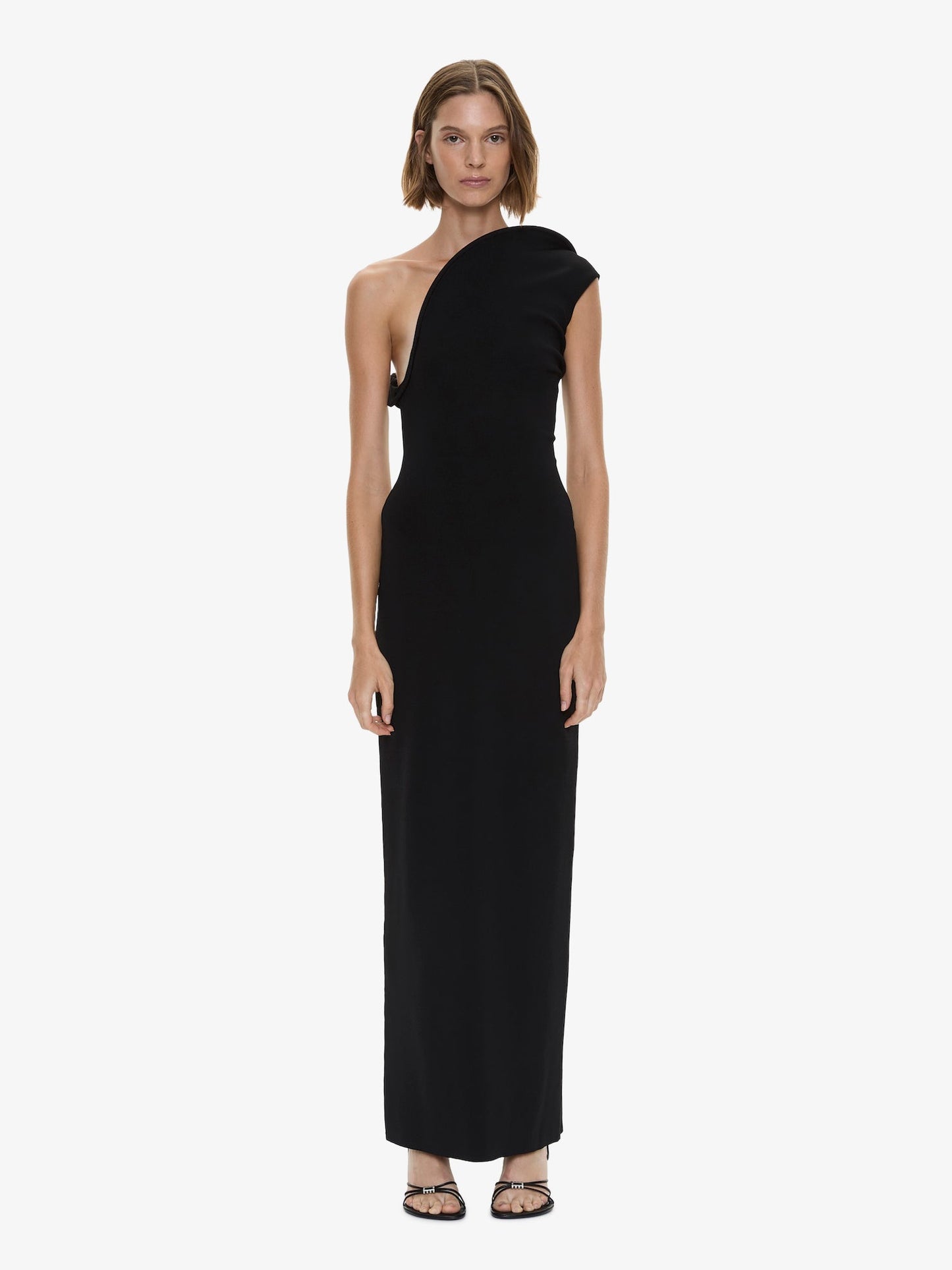 Image of Dresses. Product name - Concave Wired Dress in Black colour by brand - CHRISTOPHER ESBER