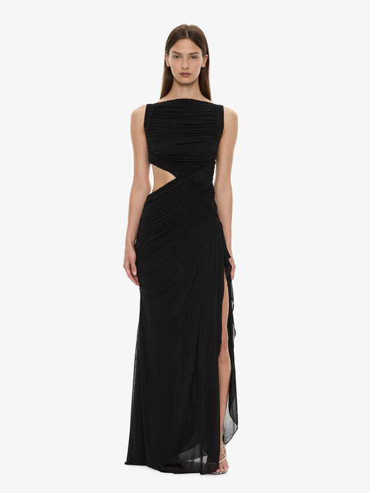 Image of Dresses. Product name - Theia Squared Dress in Black colour by brand - CHRISTOPHER ESBER