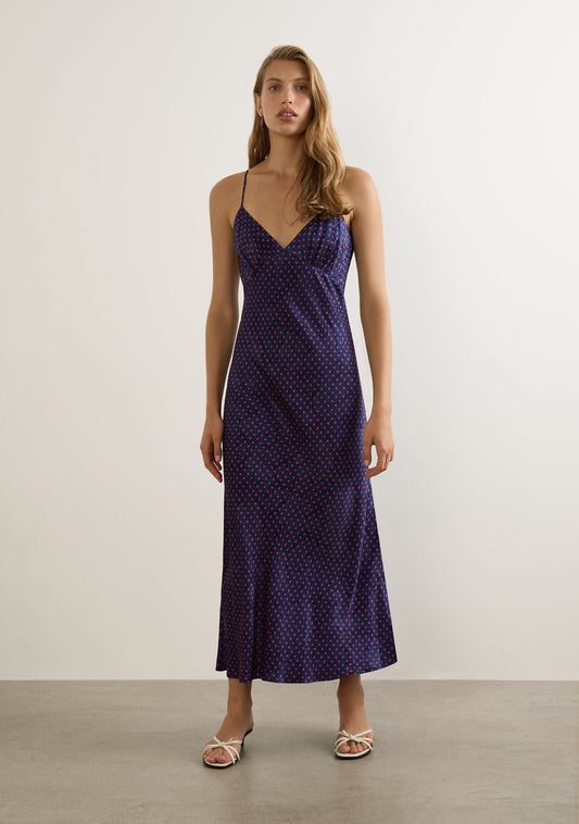 Image of Dresses. Productname: Auguste The Label Kalinda Midi Dress in Blue colour by brand - Auguste The Label
