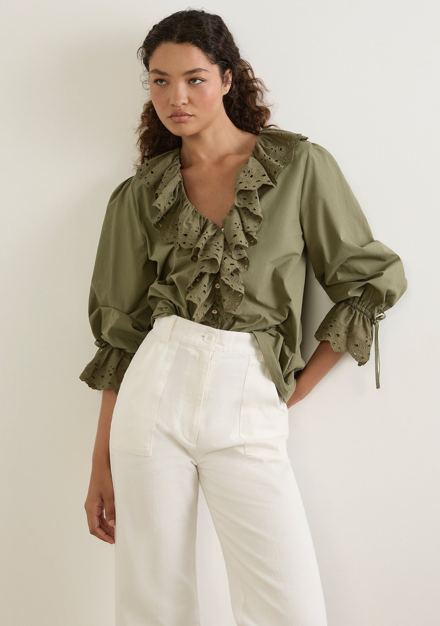 Auguste The Label Verity Blouse (Green)