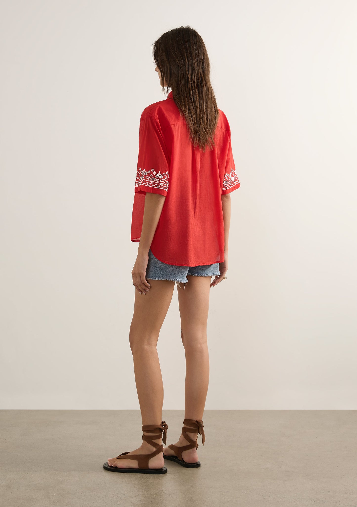 Auguste The Label Sardine Embroidered Blouse (Print)