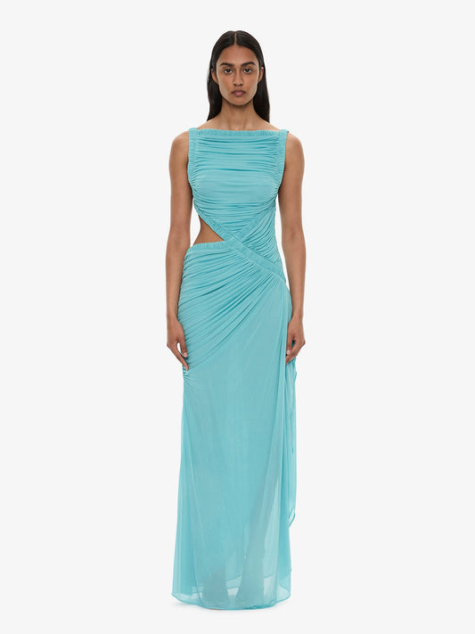 Image of Dresses. Product name - Theia Squared Dress in Aqua colour by brand - CHRISTOPHER ESBER