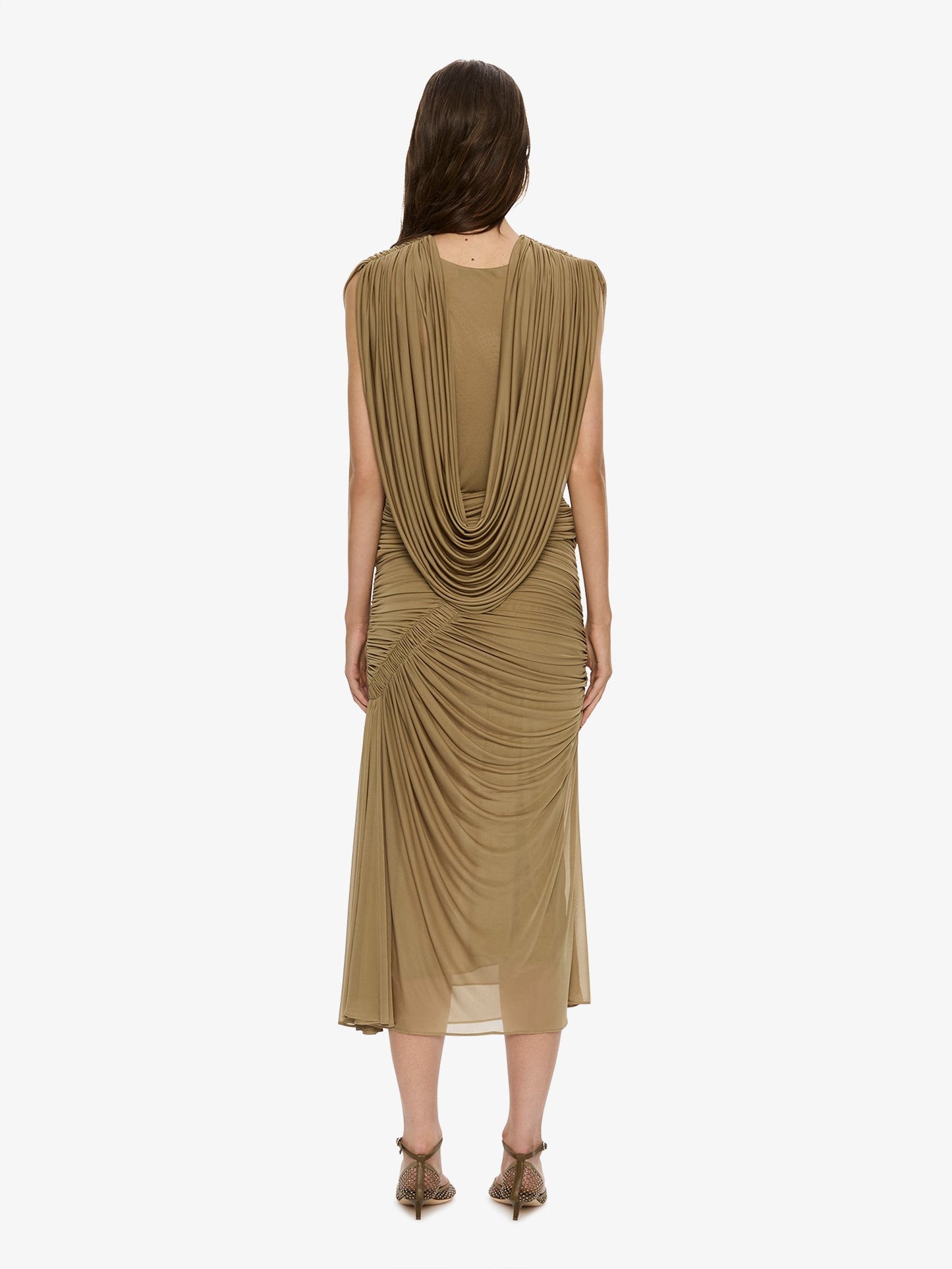 CHRISTOPHER ESBER Orion Midi Skirt (Khaki)