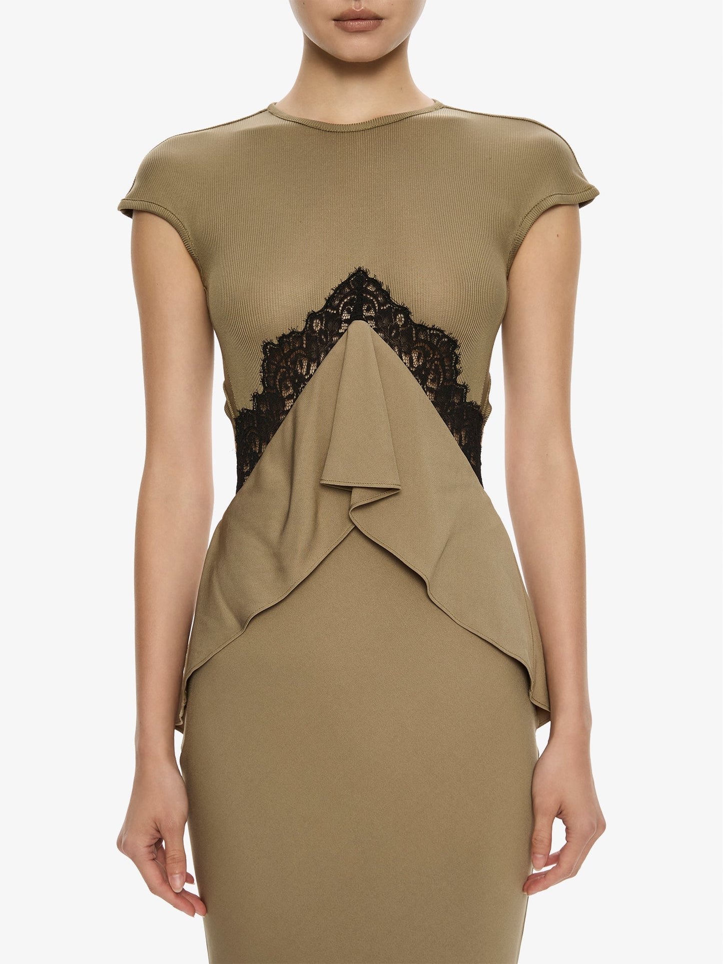 CHRISTOPHER ESBER Endrey Disconnect Back Tank Dress (Black)