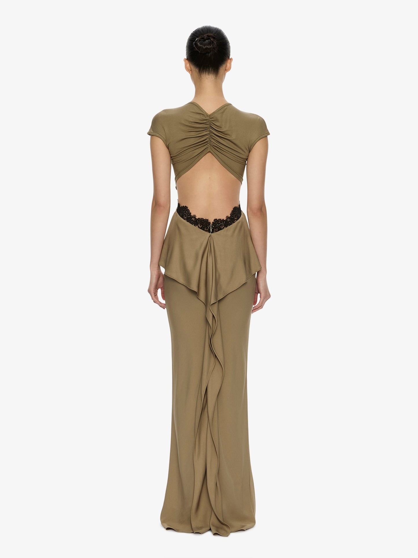 CHRISTOPHER ESBER Endrey Disconnect Back Tank Dress (Black)