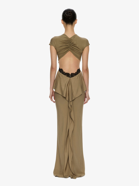 CHRISTOPHER ESBER Endrey Disconnect Back Tank Dress (Black)