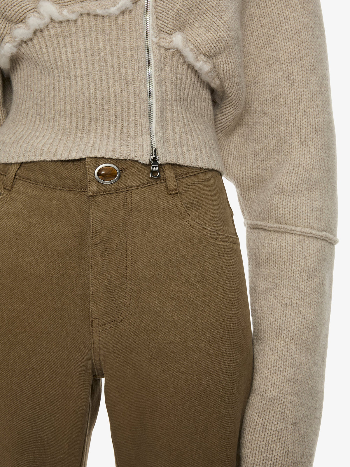 CHRISTOPHER ESBER Relaxed Denim Quartz Jean (Khaki)