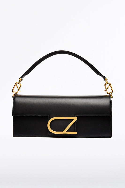 Image of Bags. Product name - Cz La Borsa Baguette Bag in Black colour by brand - Carla Zampatti