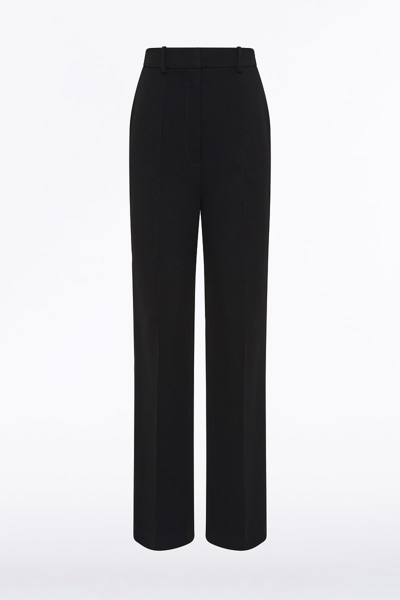 Carla Zampatti Crepe Cigarette Pant (Black)