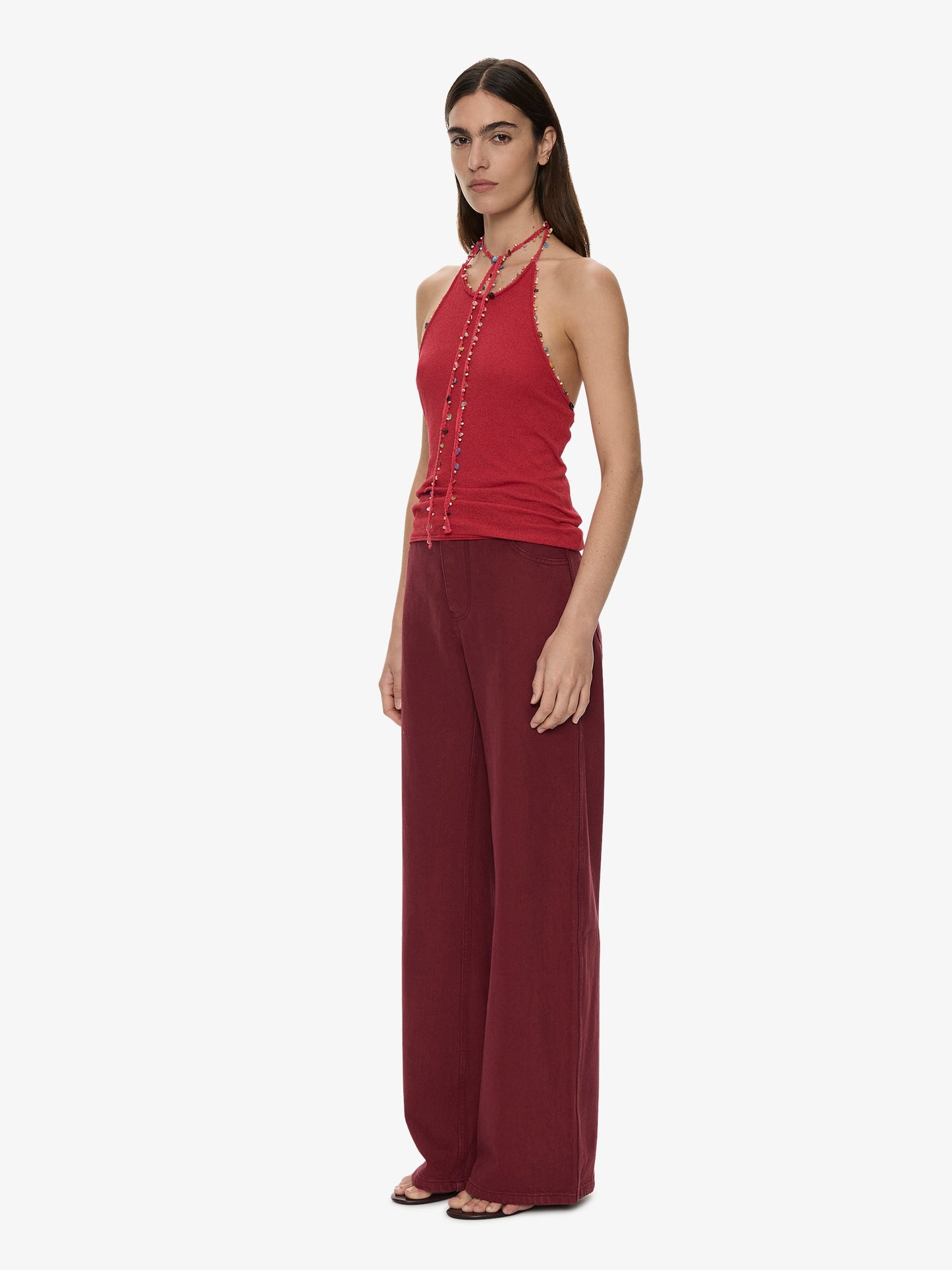 CHRISTOPHER ESBER Relaxed Denim Quartz Jean (Wine)