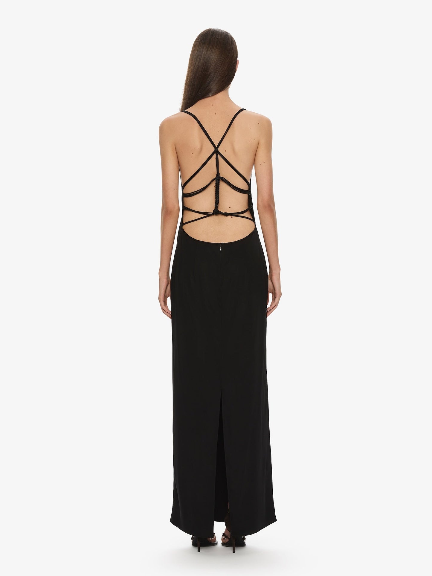 CHRISTOPHER ESBER Apron Knot Back Dress (Black)