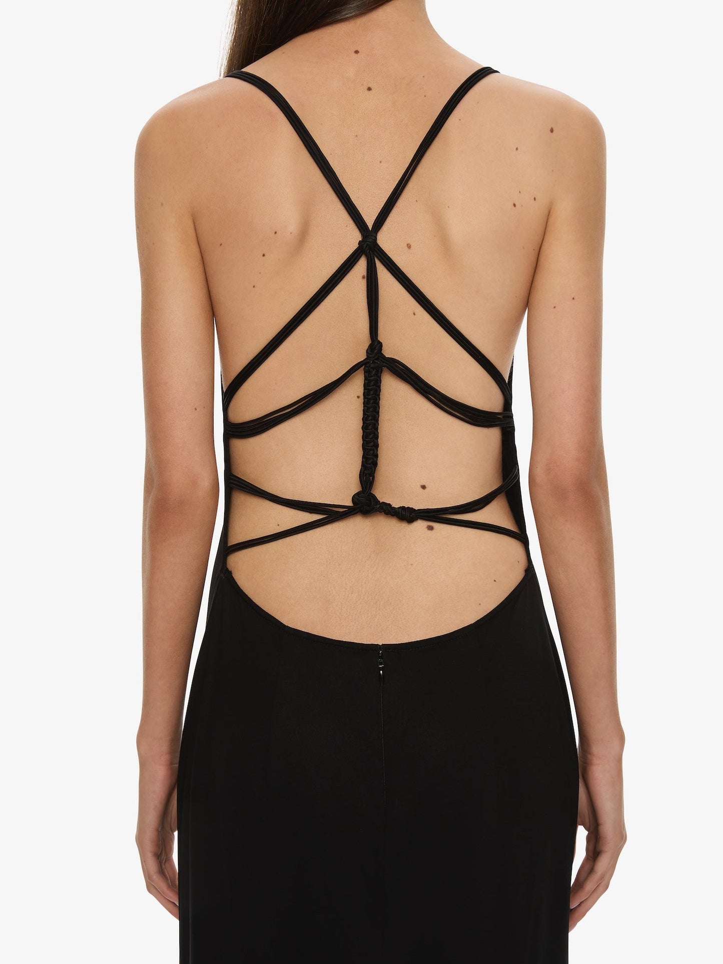 CHRISTOPHER ESBER Apron Knot Back Dress (Black)
