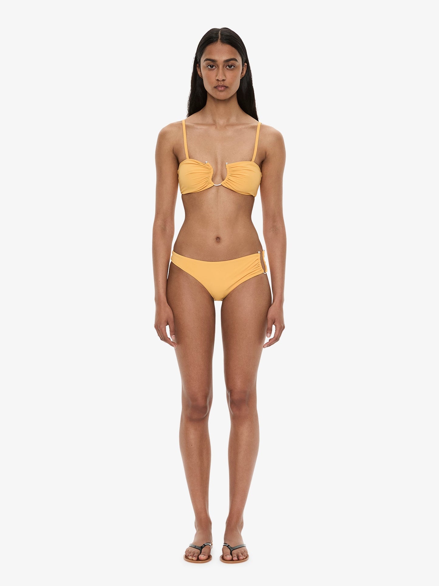 CHRISTOPHER ESBER Ruched Crescent Bandeau (Valencia)