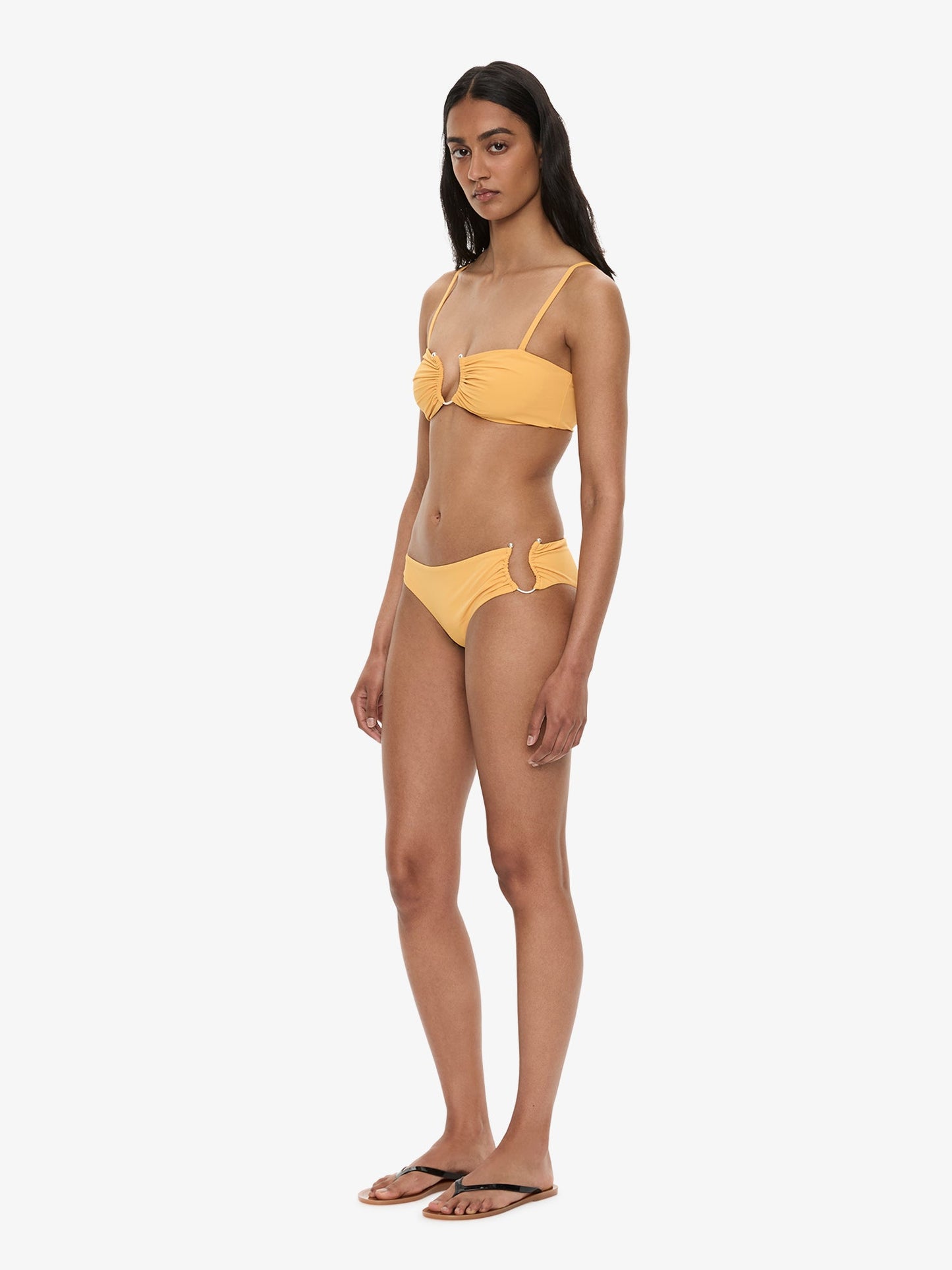 CHRISTOPHER ESBER Ruched Crescent Side Brief (Valencia)