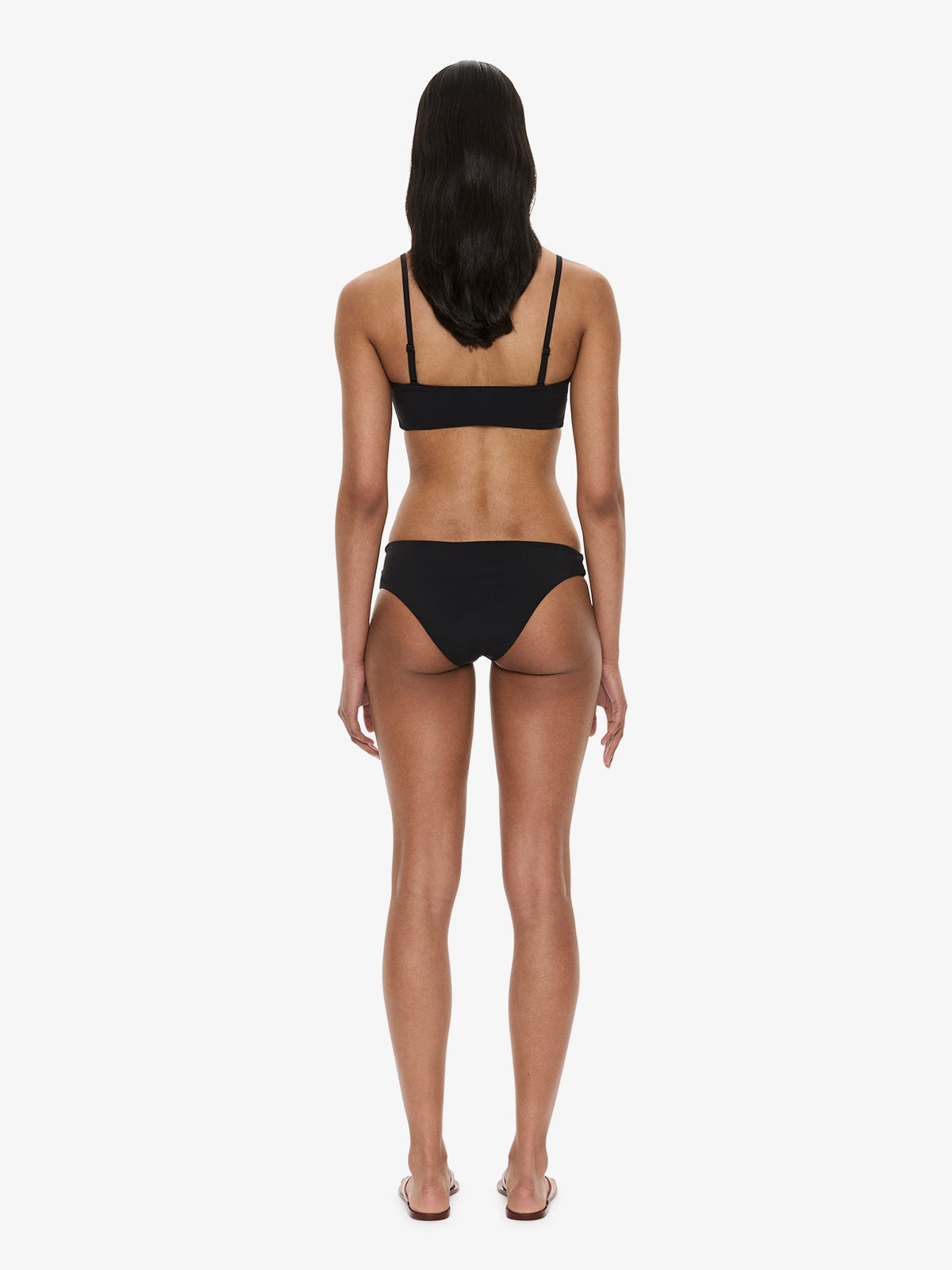 Christopher Esber Ruched Crescent Bandeau (Black)