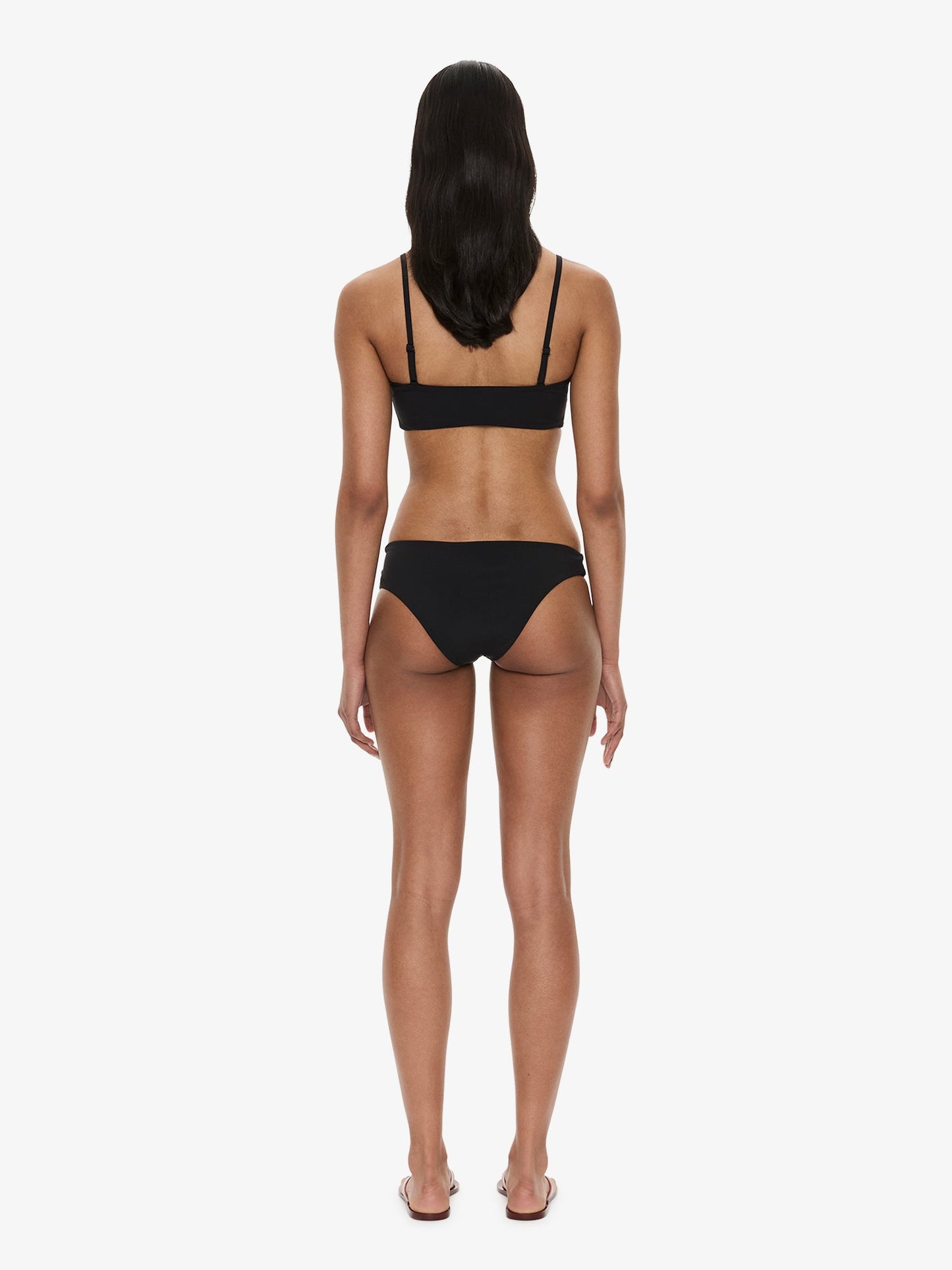 Christopher Esber Ruched Crescent Bandeau (Black)