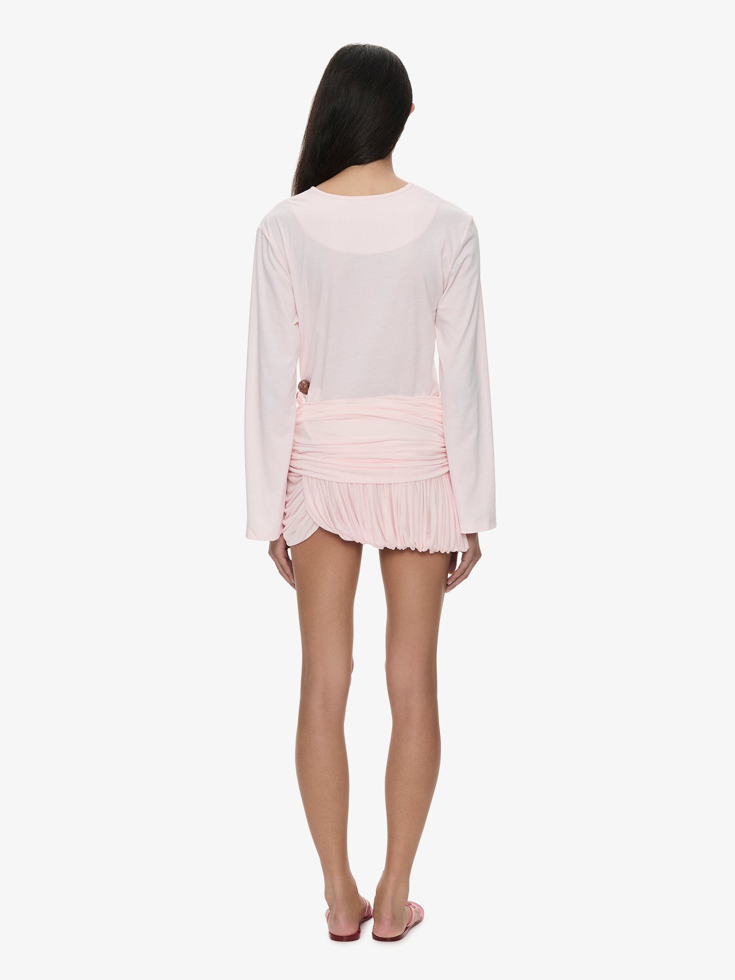 CHRISTOPHER ESBER Beach Glass Bubble Mini Skirt (Pink)