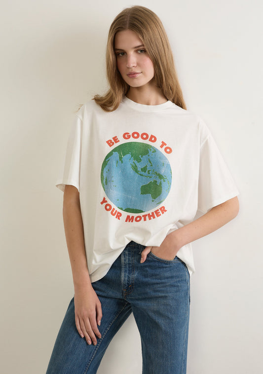 Auguste The Label Be Good to Your Mother - Charity Tee (White)