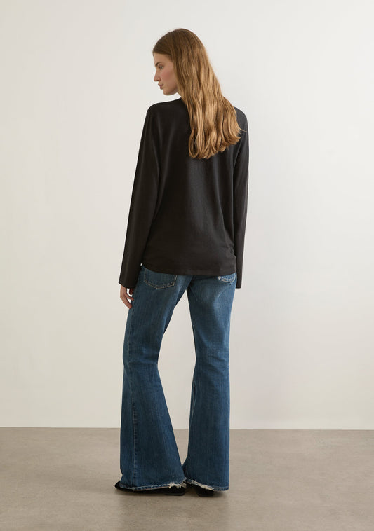 Auguste The Label Be Good to Your Mother Long Sleeve - Charity Tee (Black)