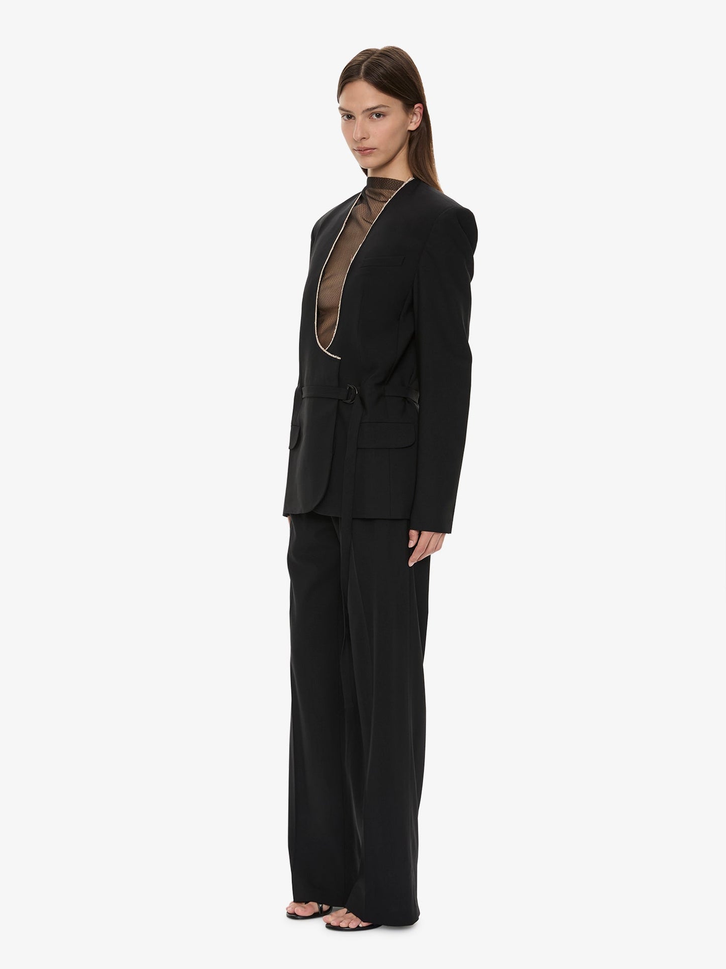 CHRISTOPHER ESBER Retract Shawl Blazer (Black)