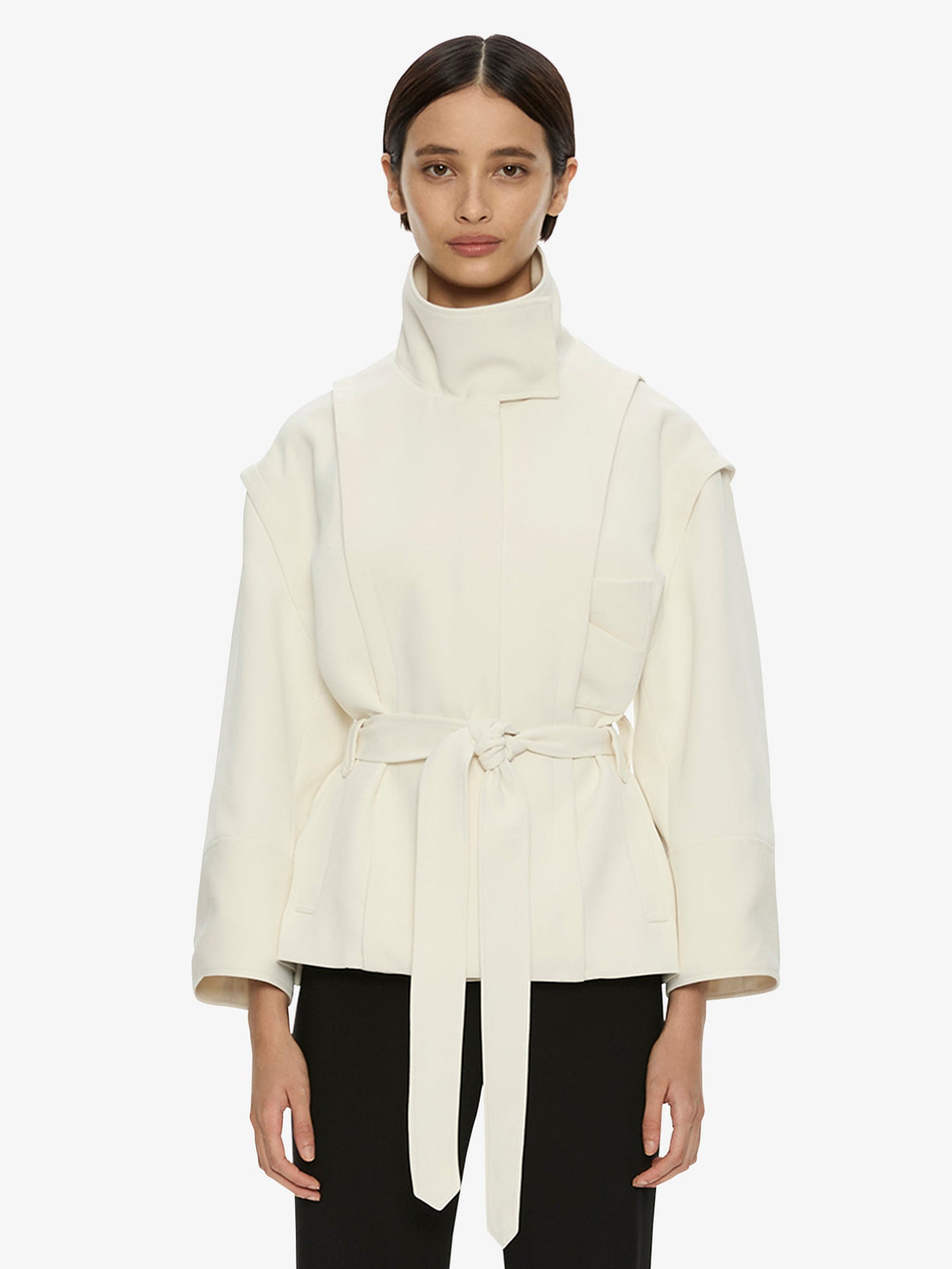 CHRISTOPHER ESBER Virelle Parapet Drift Jacket (Cream)