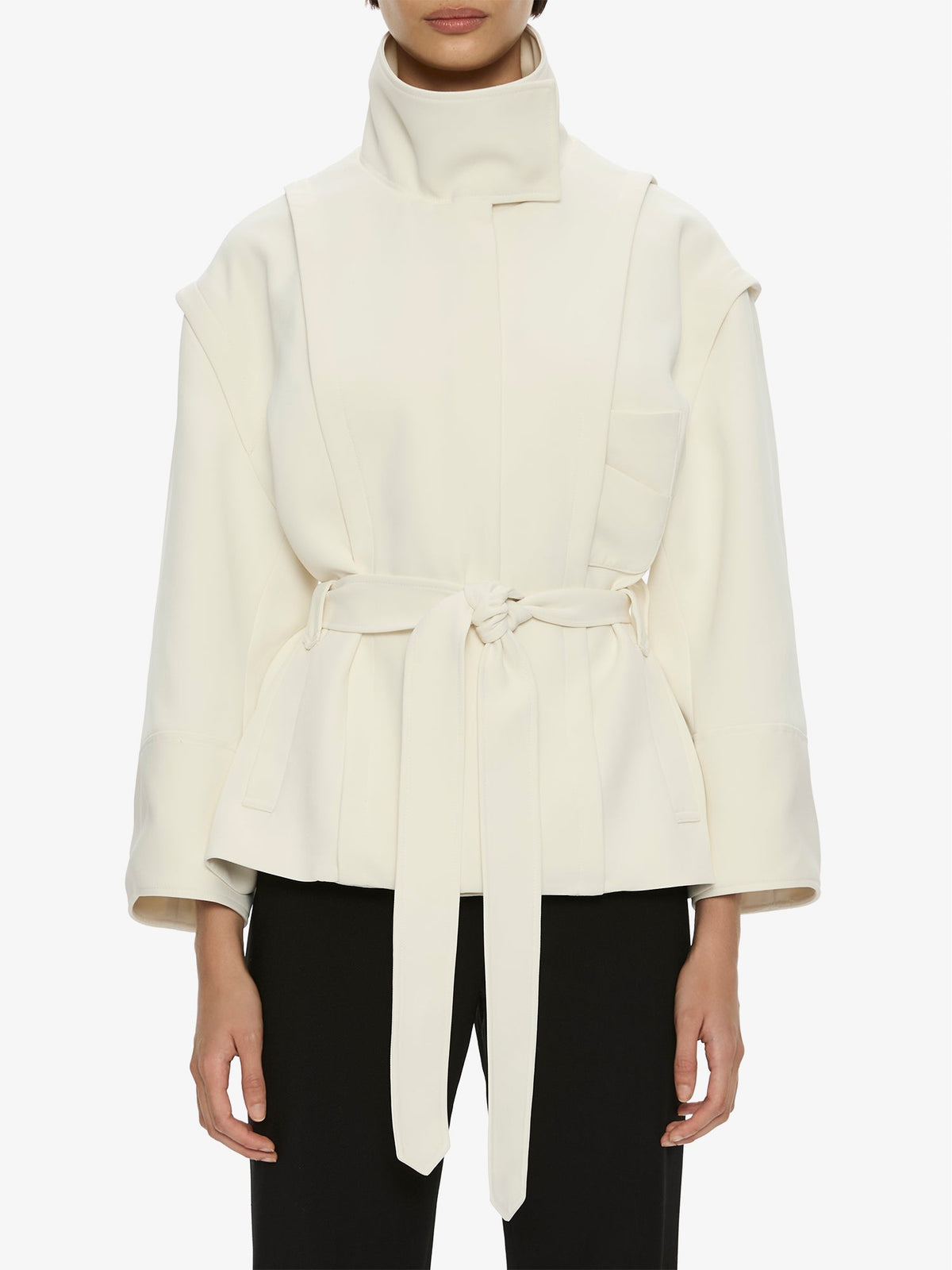 CHRISTOPHER ESBER Virelle Parapet Drift Jacket (Cream)