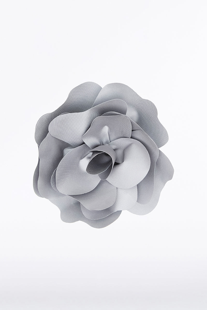 Image of Keychains. Product name - Silver Fiore Brooch in Print colour by brand - Carla Zampatti