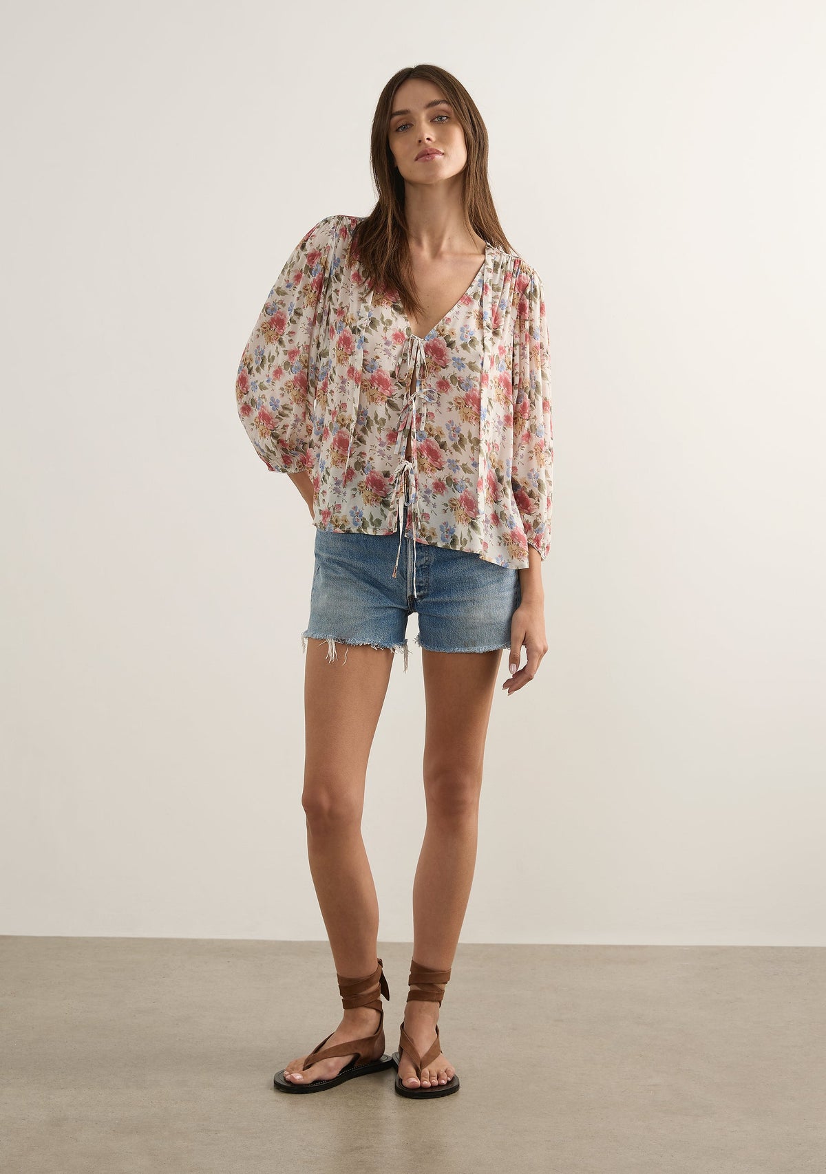 Image of Shirts. Productname: Auguste The Label Remo Blouse in Print colour by brand - Auguste The Label