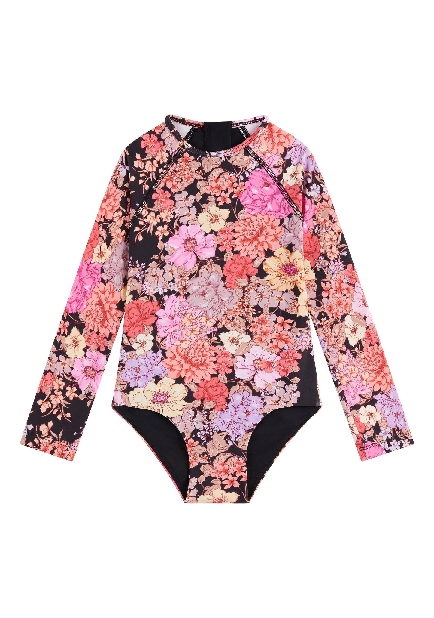 Image of Swimwear. Productname: LITTLE AUGUSTE Suns Out Bodysuit in Black colour by brand - LITTLE AUGUSTE